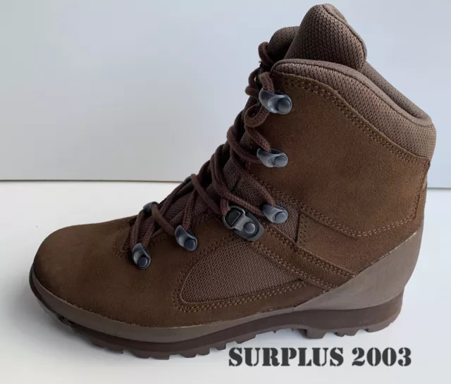 Genuine BRITISH ARMY SURPLUS HAIX Desert Ankle Boots Combat High Liability Brown