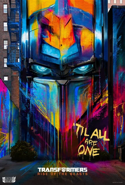 TRANSFORMERS RISE OF The Beasts Poster Michelle Yeoh Peter Dinklage Ron 