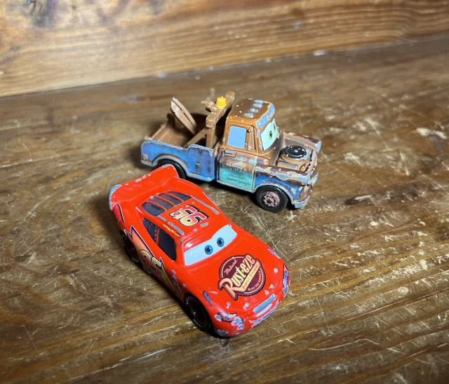 DISNEY PIXAR CARS Lightning McQueen and Mater Figures Toys Cars £6.58
