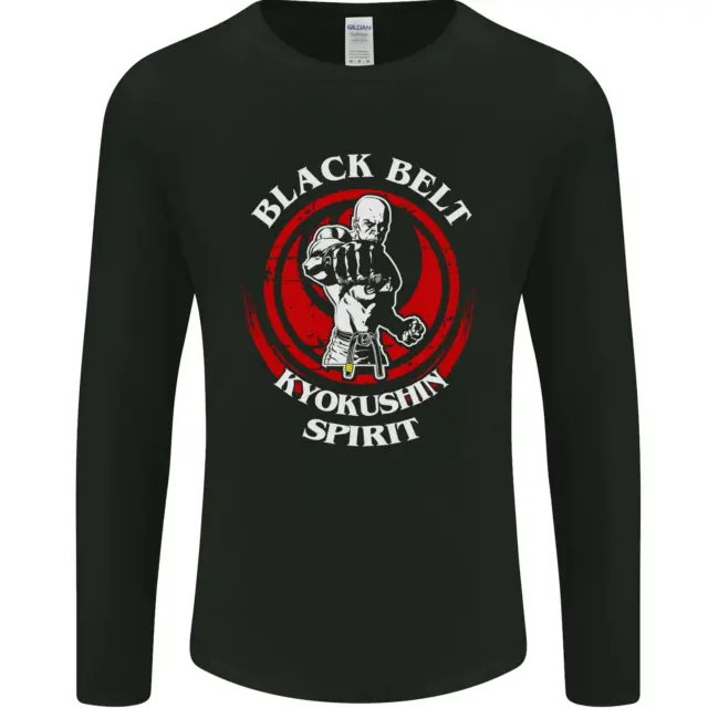 Kyokushin Spirit Karate Martial Arts MMA langärmeliges Herren-T-Shirt