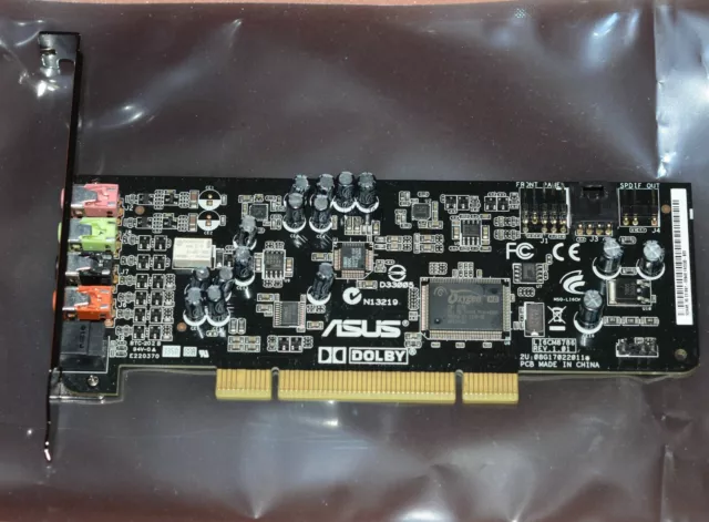 Asus Xonar DG Sound Card INCLUDES HEADPHONE AMP PCI card NEW