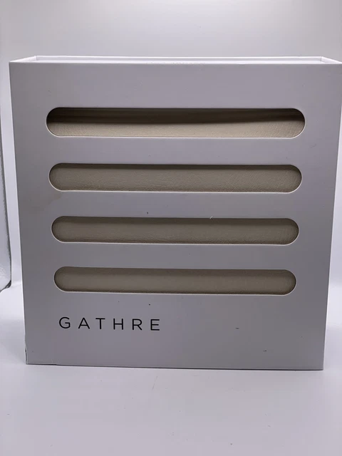 Gathre Bonded Cream Leather Ivory The Mini All-Purpose Mat  NEW ! (38in x 38in)
