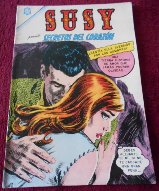 SUSY comic NOVARO foreign VINTAGE FALLING IN LOVE #78 DC COMICS CRYING pop 60s
