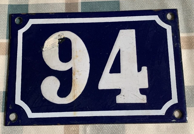 Lot-Art | Plaque émaillée bombée - ROSSI - 1952 - 44 x 32 cm Provenance : Collection
