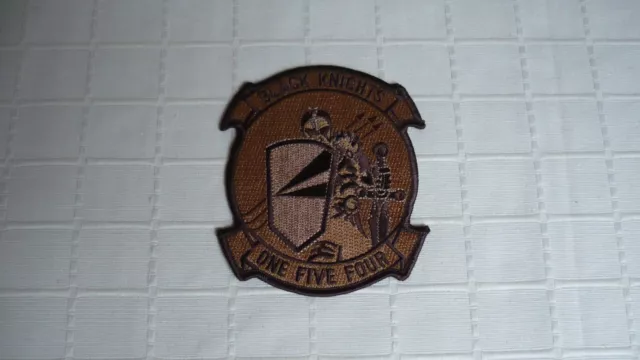 VFA-154 Black Knights F/A-18F Super Hornet Desert Chest Patch Original