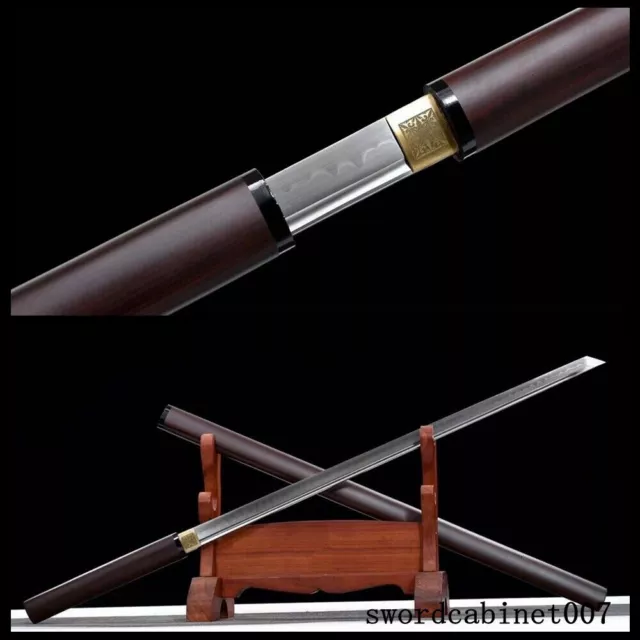 handmade T10 Steel clay tempered Japanese Samurai Sword katana Sharp blade