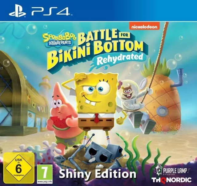 Spongebob Schwammkopf Battle for Bikini Bottom - Rehydrated - Shiny Ed. PS4 NEU