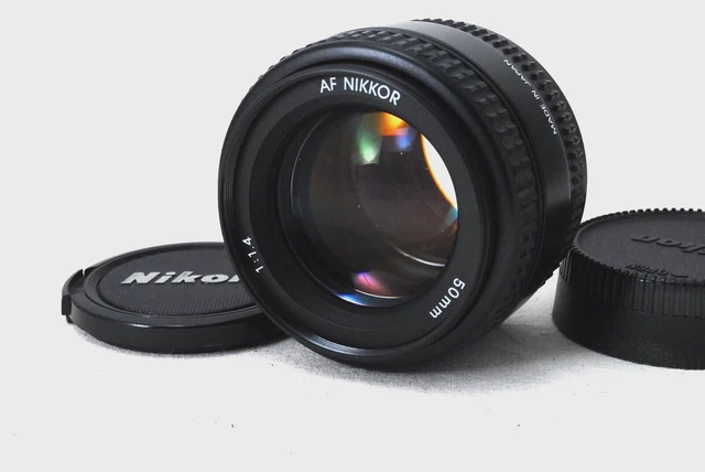 Nikon NIKKOR AF 50mm F1.4 Standard Prime F Mount Lens Mint From Japan