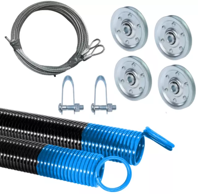 G.A.S. Hardware Heavy-Duty Double-Looped Garage Door Extension Springs Bundle