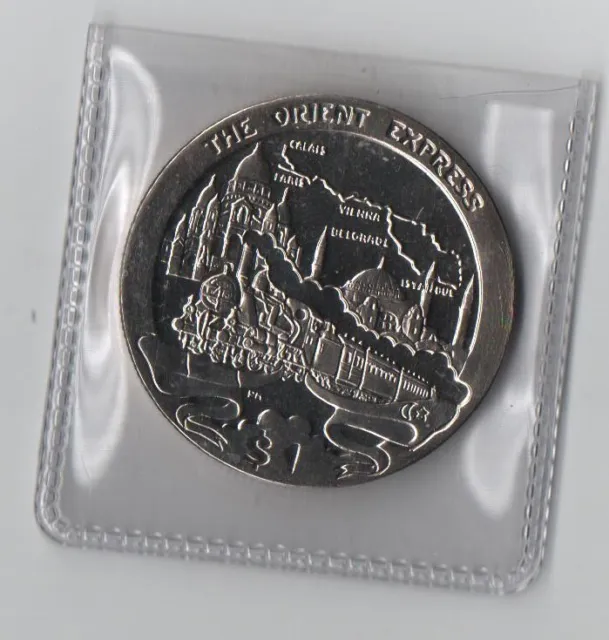 World Coins British Virgin Islands The Oriental Express 1 Dollar 2013 UNC