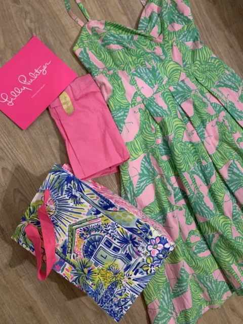 Lilly Pulitzer Kleid US 4 wie Neu, full set!