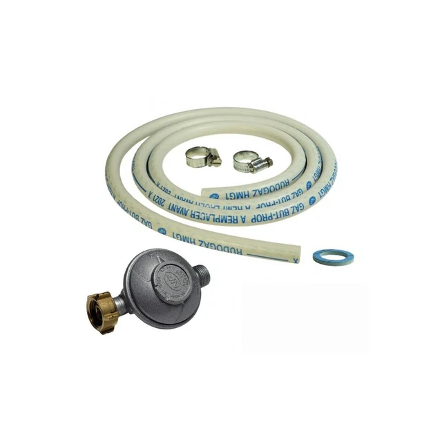 Kit Gas Completo per Stufa Gas (Tubo Flessibile 1.50m + Punta Ciuccio
