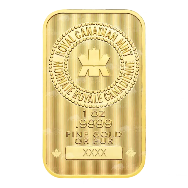 1 oz Gold Bar | Royal Canadian Mint