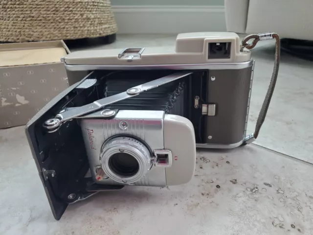 Polaroid Model 80A Highlaner Land Camera 1957-1959 W Original Box UNTESTED