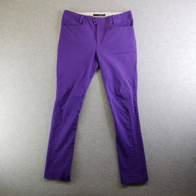 Ralph Lauren RLX Pants Womens 8 Purple Slim Golf Chino Articulated Golfing