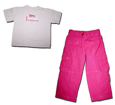 Fun Size 3 LONSDALE Pink T-Shirt + ESPRIT Fuchsia Cargo Pants
