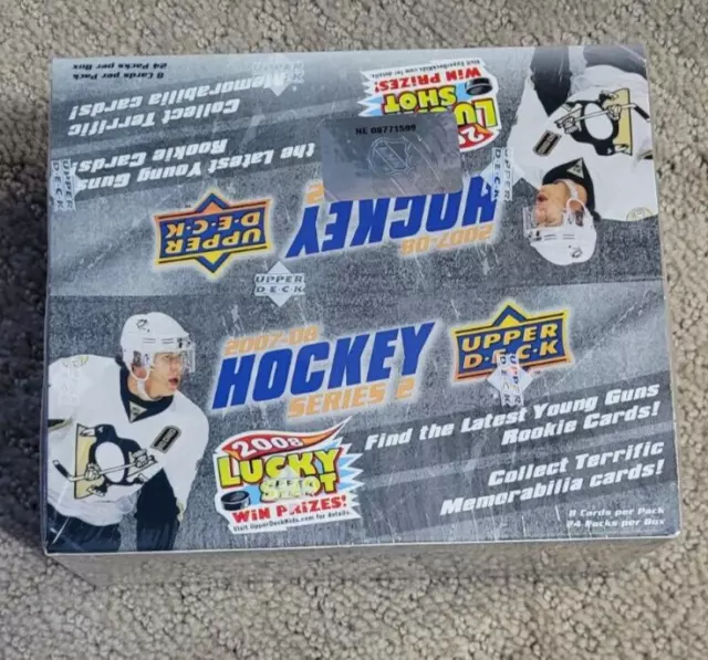 2007-08 Upper Deck Series 2 Hockey Cards Sealed Retail Box 24 Packs