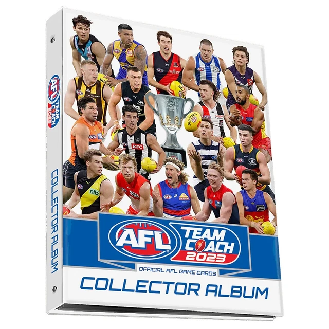 2023 AFL TEAMCOACH Trading Blank Collector Album Folder Team Coach + Card 26.12 PicClick