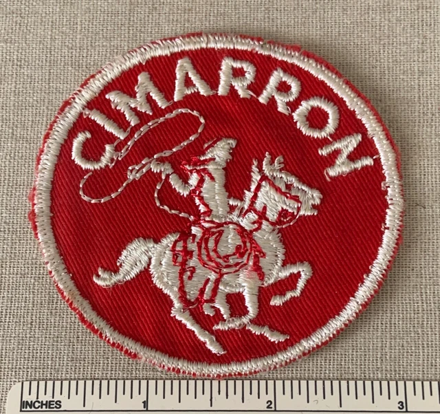 VINTAGE 1940S CIMMARON Boy Scout Uniform Badge PATCH BSA NM? District