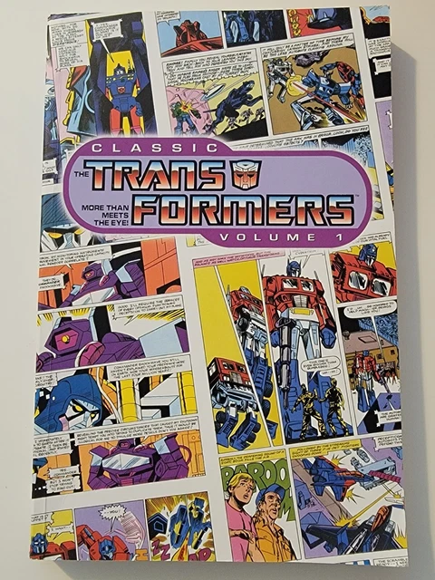 TPB CLASSIC TRANSFORMERS volume 1 IDW Hasbro OOP RARE trade paperback tp