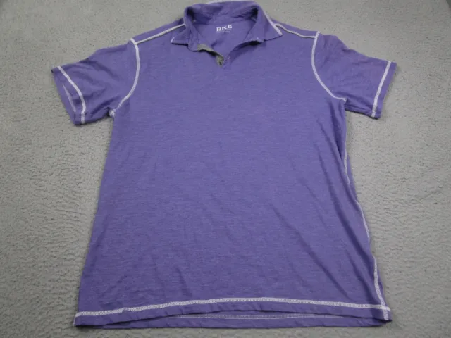 BKE Shirt Mens XL Purple Polo Short Sleeve Cotton Blend