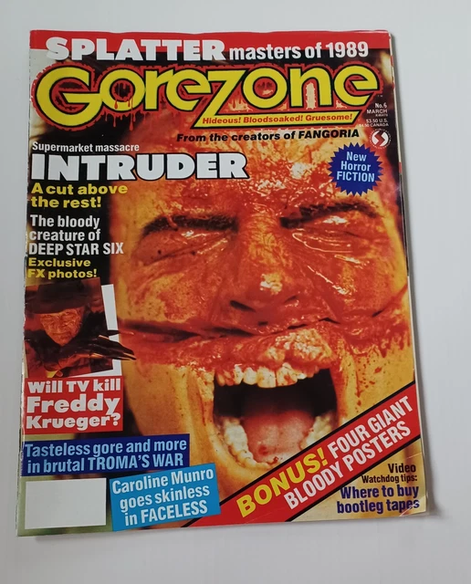 Gorezone Magazine #6, March 1989, O'Quinn Studios Gorezone Magazine #6, March 1989, O'Quinn Studios