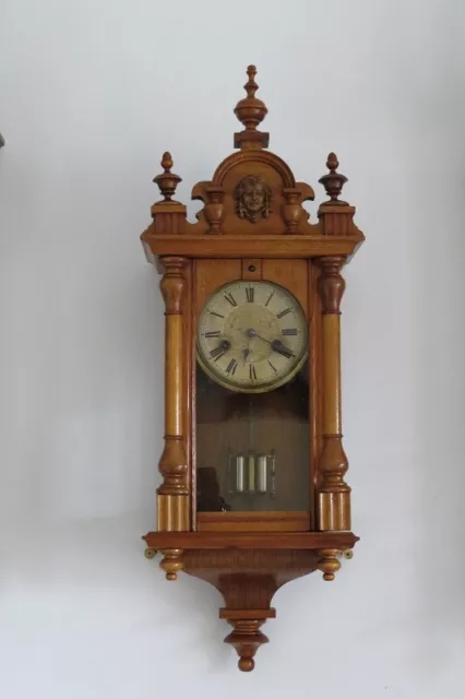 Beautiful Hac Miniatures Clock ,Serviced - Cirka 1900  !!!