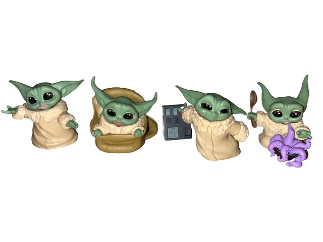 The Mandalorian Grogu Tentacle Soup Touching Buttons Speeder Ride Smiling
