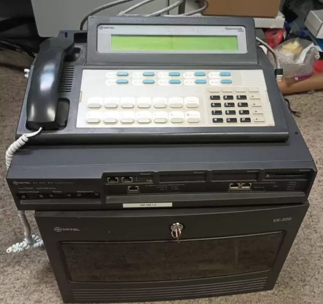 Mitel SX-200 MX Controller T1 84 Rooms Hotel System and Console
