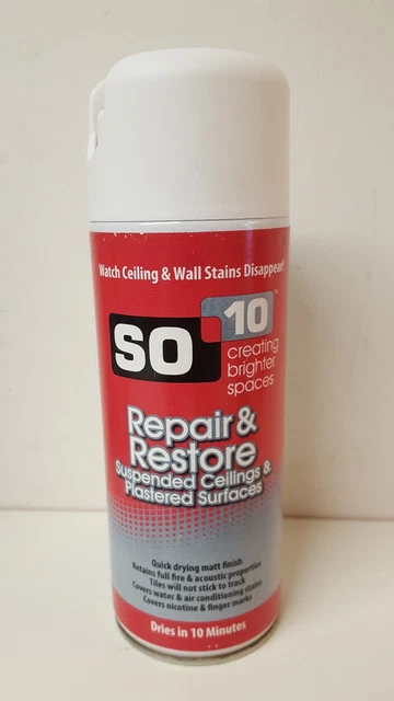Tile Restorer SO-10 SUSPENDED CEILING Tile Restorer Repair & Restore Ceilings 400ml ...