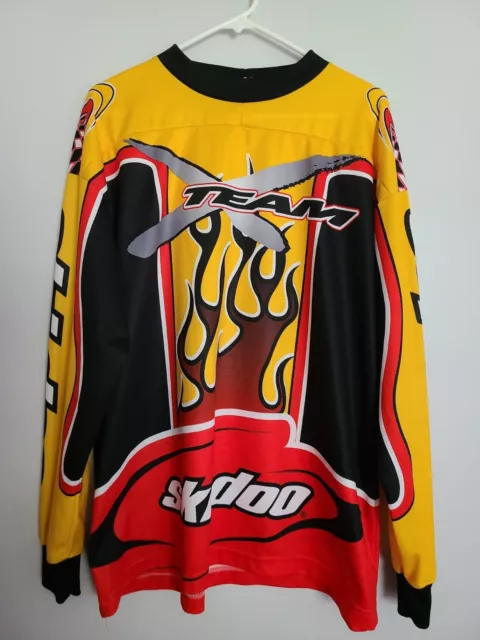 Ski Doo X-Team Bombardier Long Sleeve Shirt Racing Jersey Mens XL