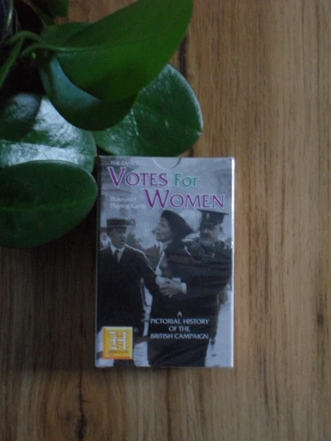 Votes For Women – Illustrated Playing Cards – A Pictorial History ~NEU & OVP~