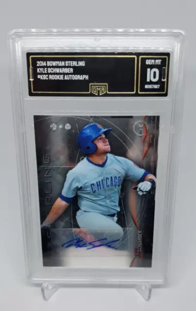 Kyle Schwarber 2014 Bowman Sterling #BSPA-KSC ROOKIE GMA GEM MT 10! RED HOT!!!!!