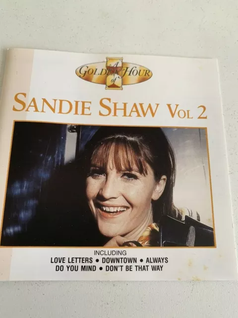 Sandie Shaw - A Golden Hour Of Sandie Shaw Vol.2 CD (UK Knight: KGHCD 145) 1991
