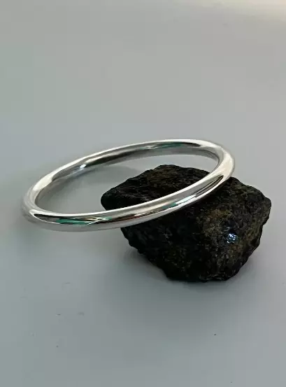 IN STOCK MASSIVE Heavy 12 Gauge Thick Chunky Solid 925 Sterling Silver Bangle
