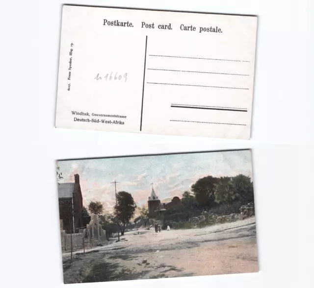 (n16609)   Ansichtskarte Windhoek Deutschsüdwestafrika, ungebraucht, Verlag