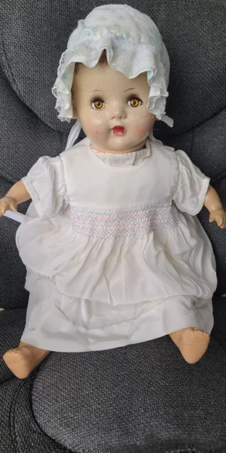 1930s Baby Doll M&S Composition/Cloth Body