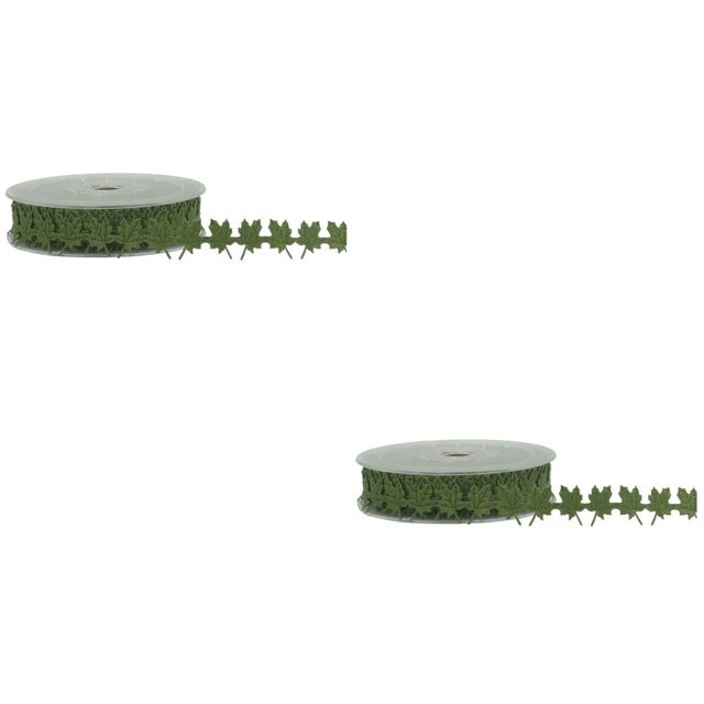 2 Rollen von 15 Yard Weihnachtsband Kreative Hängende Seil Dekor Girlande