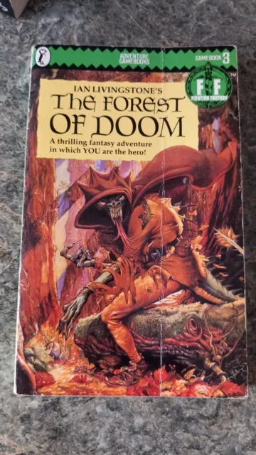 Ian Livingstone's The Forest Of Doom Fighting Fantasy Adventure Gamebook 3