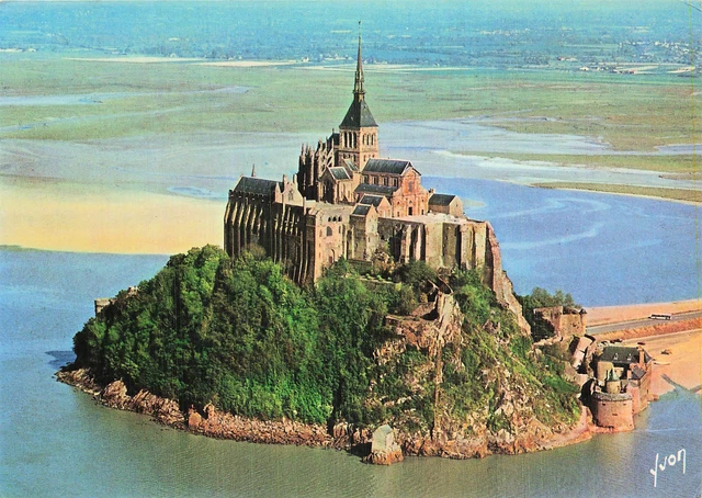 50 LE MONT Saint Michel Vue Aerienne Face Nord Ouest EUR 5,00 - PicClick FR