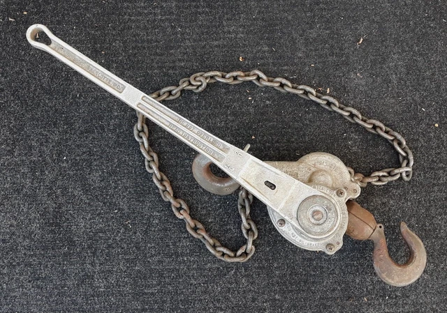 Coffing MA-30 Manual Lever Chain Hoist 1-1/2 TON Aluminum Come Along