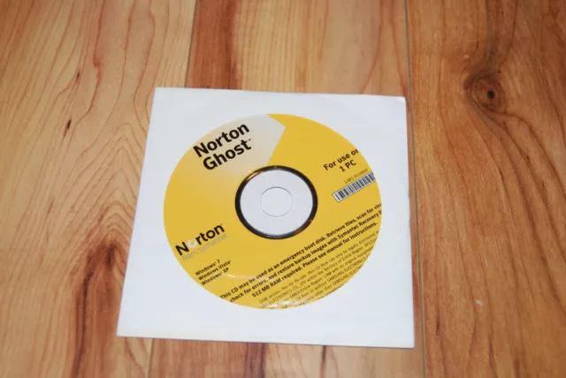 Norton Ghost 15.0 -Vintage CD für Sammler-