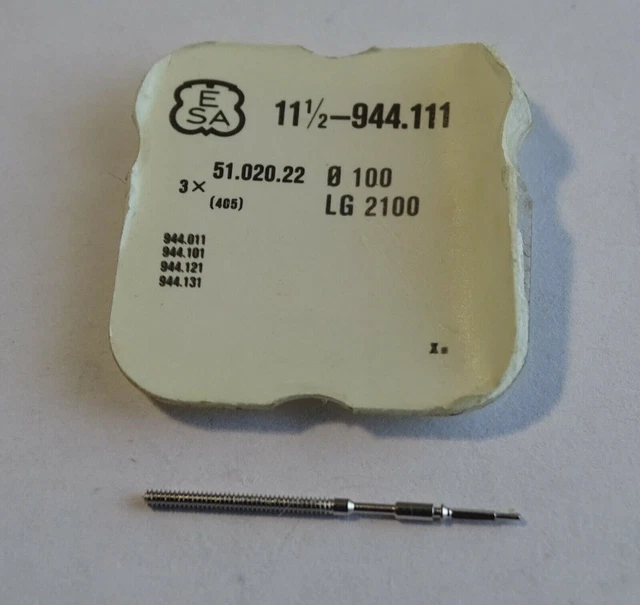 Tige De Remontoir Pour Montre LIP R147 - Pièce Horlogerie Neuve Sans étiquette - Fabrication Française