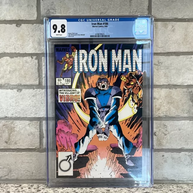 Iron Man #186  CGC 9.8 WP NM/MT  Marvel Comics 1984 Denny O'Neil Tony Stark v1