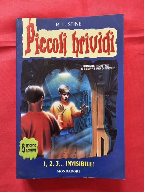 LIBRO PICCOLI BRIVIDI 1,2,3, INVISIBILE N.6 CON ADESIVI EUR 4,90