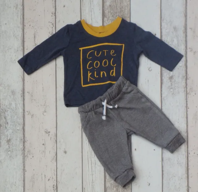 FAB Baby Boy Cute Cool Kind 2 Piece Outfit - Fred & Flo & George (0 - 3 months)