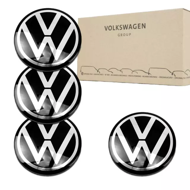 4x Original Volkswagen Nabendeckel VW Radkappe 5H0601171 TEILENUMMER VERGLEICHEN