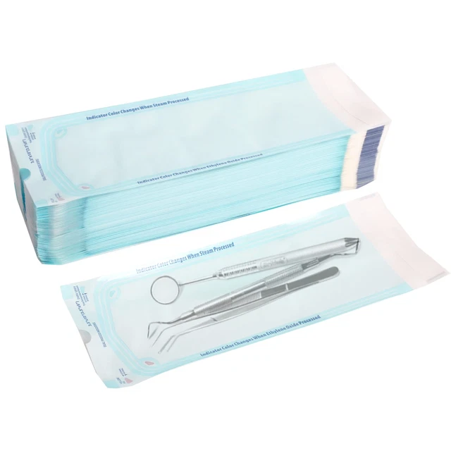 200 3.5 x 10 Sterilization Pouch Self Sealing Autoclave Bags