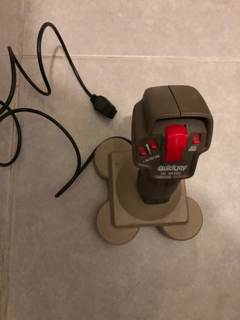 Manette Joystick Atari Manta Ray Vintage - Prise Atari - Pour Pièces Ou Collection - État Correct Non Testé
