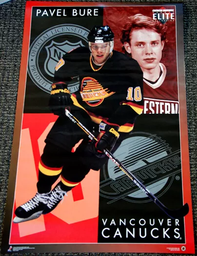 Pavel Bure Whale Vancouver Canucks NHL Hockey Action Poster - Starline  Inc. 1998